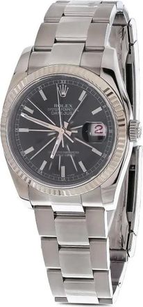 Rolex 2007 Oyster Datejust 36 mm - Zwart