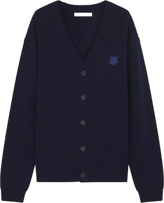 Maison Kitsun&eacute; Cardigans - Heren - Vesten - Blauw - XL - Truien & Vesten