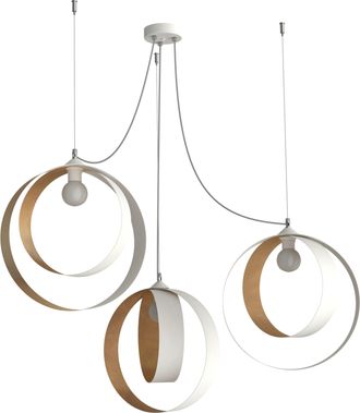 Lumicom Lumicom - Shell L&aacute;mpara De Techo 3 Luces Hoja