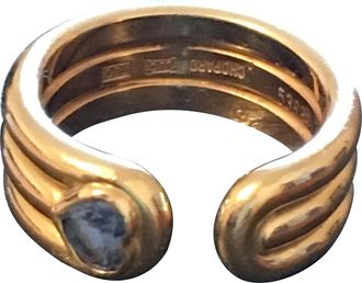 Chopard Heart Shaped Diamond Open Band Ring Size M