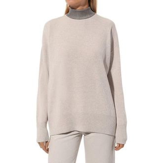 Brunello Cucinelli Womens Beige Cashmere Sweater Clothing
