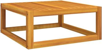 vidaXL Mesa De Centro Madera Maciza De Acacia 68x68x29 Cm Vidaxl