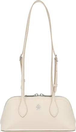 Bally Praline S Structured Leather Handbag