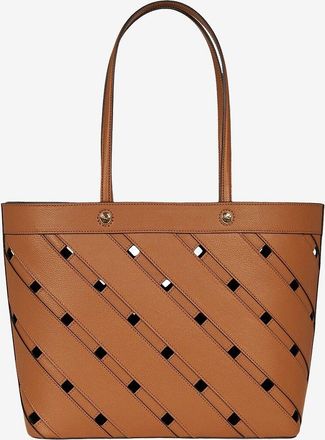 Etro Flecht-Shopper aus genarbtem Leder Medium