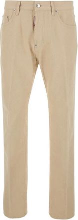Dsquared2 642 Jeans - Heren - Slim Fit Jeans - Beige - 2XL - Katoen - Jeans