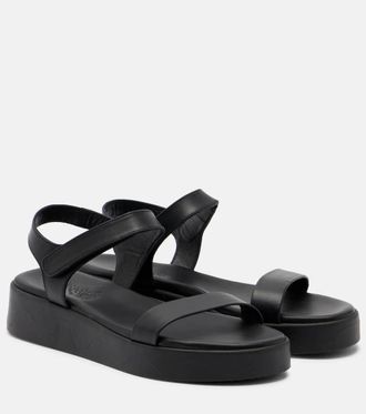 Ancient Greek Sandals Leather platform sandals