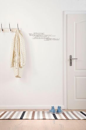 Komar Wandtattoo »Welcome - Grösse 50 x 70 cm« selbstklebend, Wandsticker