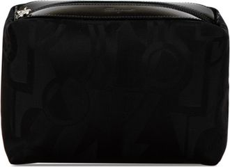 Ferragamo Nylon Leather Pouch (Pre-Owned)