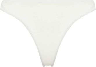 GCDS Couture high-cut bikini bottom - women - Polyamide/Elastane/Polyester - L - White