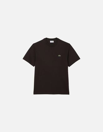 Lacoste Mens Lacoste TH7318 Classic Fit Cotton T-Shirt - Red - Size: 38