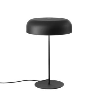 Luce-Ambiente-Design L&aacute;mpara de mesa de metal negro 45x30 cm