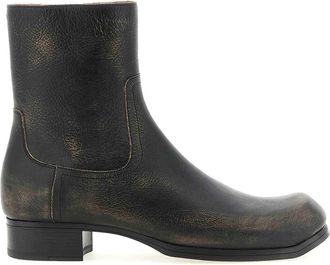 Maison Margiela Vintage Leather Ankle Boots