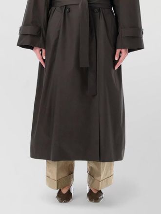 SOEUR belted trench coat water repellent cotton