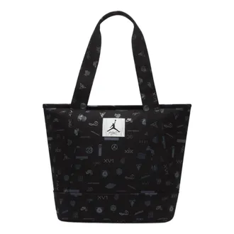 Nike Jordan Air Jordan Flight Printed Recycled Cotton Carryall Tote Black WA0785-023