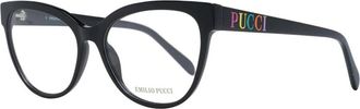 Pucci Zwarte Vlinder Optische Monturen - Dames - Brillen - Zwart - ONE Size - Accessoires