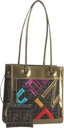 Fendi Pre-owned Vintage Tote Bag - Dames - Vintage Shopper - Bruin - ONE Size - Leer - Vintage