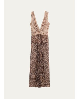 Ramy Brook Kensley Leopard Jumpsuit