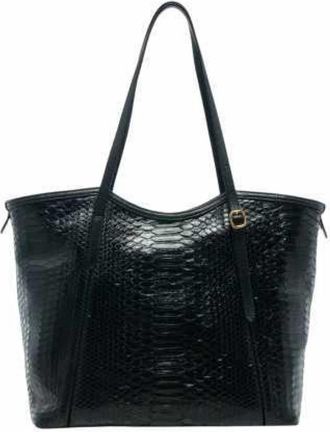CLARIS VIROT Cabas India - Dames - Shoppers - Zwart - ONE Size - Leer - Tassen