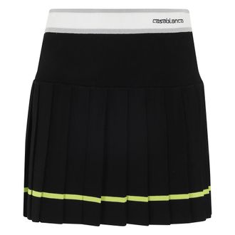 Casablanca Short Skirts, female, Black, Size: XS Mini Skirt Stripe
