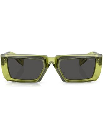 Prada Occhiali da sole squadrati - Verde