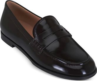 Gianvito Rossi Georgie Mocha loafers met penny bandje - Bruin