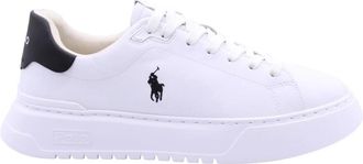 Polo Ralph Lauren Zaagbek Sneaker - Heren - Sneakers - Wit - 45 EU - Schoenen