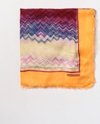 Missoni Sciarpa Missoni in modal con stampa all over