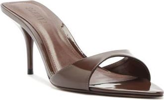 Schutz Elodie Pointed Toe Sandal in Root Brown at Nordstrom, Size 10.5