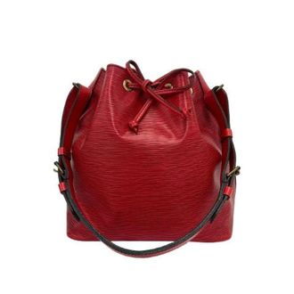 Louis Vuitton Pre-owned Bucket Bags, female, Red, Size: ONE SIZE Pre-owned Petit Noe Epi Shoulder Bag