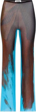 Jean Paul Gaultier Pantaloni Tennis con vita elasticizzata - Marrone