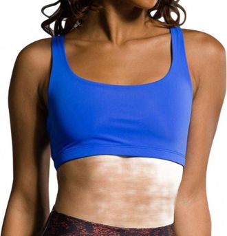 Onzie Infinity Low Impact Sports Bra In Onz Moonlight Blue