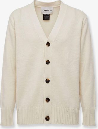 Amaranto Cardigan in misto lana e cashmere - AMARANTO - gender_Man