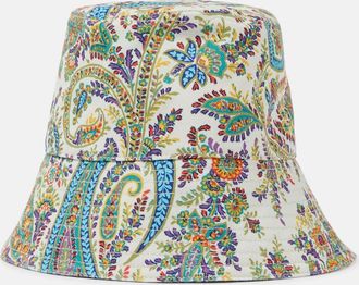 Etro Printed cotton bucket hat