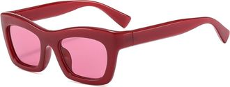 Generic Mens And Womens Outdoor Driving Vacation Sunglasses(Red)