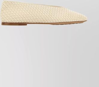 Bottega Veneta leather ballerina shoes