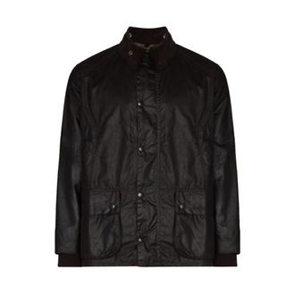 Barbour Jassen, Heren, Zwart, XL, Katoen, Bedale Wax Jacket