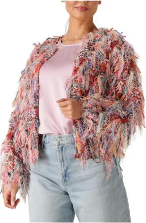 Amaya Amsterdam Truien & Vesten, Dames, Veelkleurig, S, Linnen, Jardin Sweater