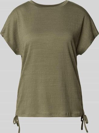 Apricot T-Shirt mit seitlicher Schn&uuml;rung in Khaki, Gr&ouml;&szlig;e XXL