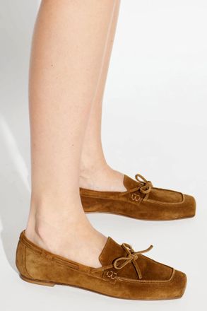 Aeyde Jasper Leather Shoes, Womens, Brown