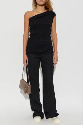 Rick Owens Wool Trousers, Womens, Black
