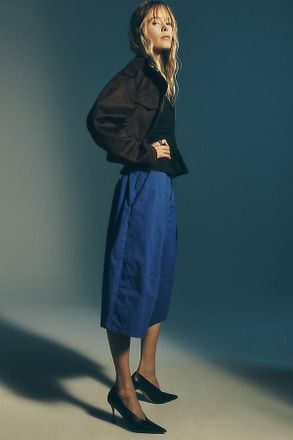 Pilcro Wide-Leg Crop Balloon Trousers Pants