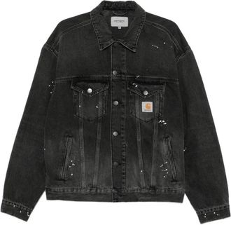 Carhartt Work in Progress Denim Jacket - Heren - Spijkerjassen - Zwart - XL - Denim - Jassen