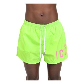 Dsquared2 Beachwear, male, Green, XL, Neon Green Swim Shorts