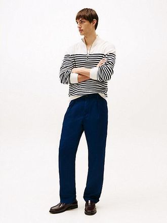 Tommy Hilfiger Herringbone Tapered Leg Chinos