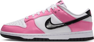 Nike Womens Dunk Low SE Gloss Shoes in Pink | IR2417-601