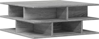 vidaXL Vidaxl - Mesa de centro madera de ingeniería gris Sonoma 70x70x29 cm