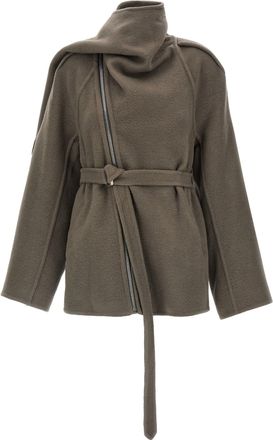 Rick Owens scarf Flight Coat