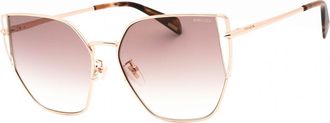 Police SPLL38M 08FC Womens Sunglasses Gold Size 57