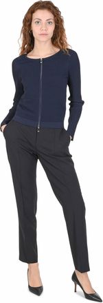 HUGO BOSS Womens by Women Sweater - Blue viscose - Size Small