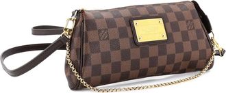 Louis Vuitton Clutch Eva Handbag Damier - Marrone